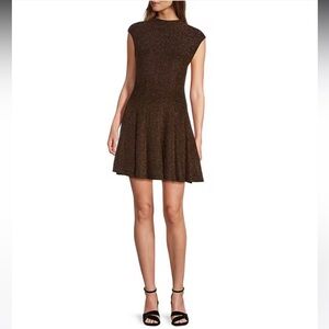 ANTONIO MELANI Brown Mini Dress